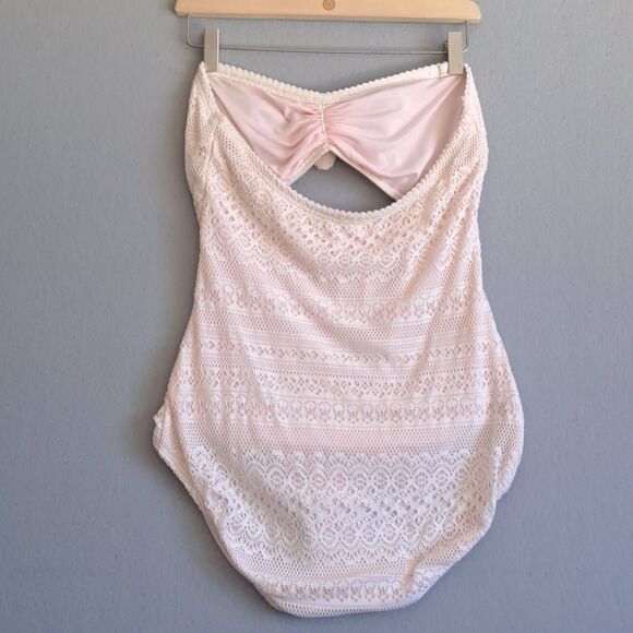 Kate Spade Pink Lace One Piece Swimsuit - Picture 6 of 9